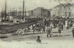 Marseille - Le Quai Du Port - Attelage - Vieux Port, Saint Victor, Le Panier