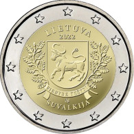 LITUANIA  2€ 2.022  SC/UNC  "REGION DE SUVALKIJA"    SC/UNC  T-DL-13.065 - Lituania