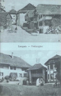 Laupen - Freiburgtor  (2 Bilder)         Ca. 1910 - Laupen
