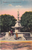 Nouvelle Calédonie - Nouméa - La Fontaine Monumentale - Colorisé - Vélo - Carte Postale Ancienne - Nieuw-Caledonië