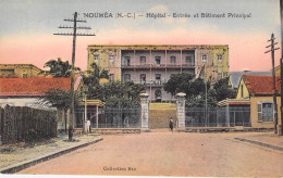 Nouvelle Calédonie - Nouméa - Hôpital - Entrée Et Bâtiment Principal - Collect. Bro - Colorisé - Carte Postale Ancienne - Nueva Caledonia