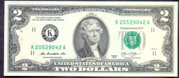 USA 2 Dollars 2013 K  - UNC # P- 538 < K - Dallas TX > - Federal Reserve Notes (1928-...)