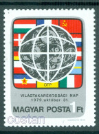 1979 World Savings Day,Coins,National Flags,Greece,Russia,Hungary,3383,MNH - Timbres