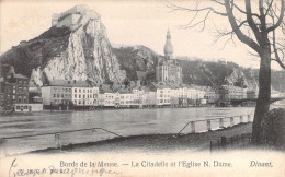 BELGIQUE - DINANT - Bords De La Meuse - La Citadelle Et L'église Notre Dame - Carte Postale Ancienne - Sonstige & Ohne Zuordnung