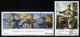 Türkiye 1970 Mi 2202-2203 Paintings (2nd Issue) - Usati