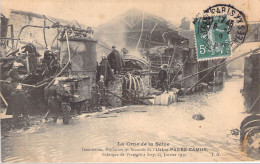 France - Paris - La Crue De La Seine - Explosion Et Incendie De L'usine Pagès Camus - Carte Postale Ancienne - Formación, Escuelas Y Universidades