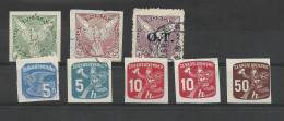 TCHECOSLOVAQUIE / Lot De 8 Timbres Pour Journaux Tous états  / Liquidation  !!!  // - Newspaper Stamps