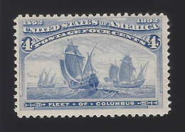 US #233 1893 Ultramarine Perf 12 MNH F-VF SCV $180 - Unused Stamps