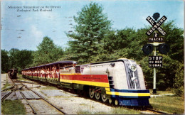 Michigan Detroit Zoological Park Miniature Streamline Train 1958 - Detroit