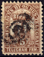 DANEMARK / DENMARK - 1880 - COPENHAGEN Lauritzen & Thaulow Local Post 5øre Chocolate - VF Used -f - Ortsausgaben