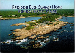 Maine Kennebunkport Aerial View Of The President George Walker Bush Summer Home At Walker's Point - Kennebunkport