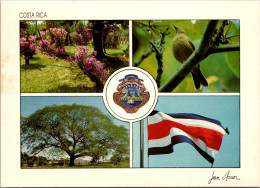 Costa Rica Multi View With Flag And Seal - Costa Rica