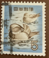 Japan 1955 Aix Galericulata Peking Duck 5y - Used - Oblitérés