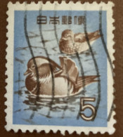 Japan 1955 Aix Galericulata Peking Duck 5y - Used - Used Stamps