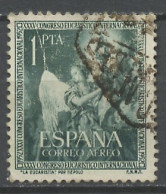 Espagne - Spain - Spanien Poste Aérienne 1952 Y&T N°PA255 - Michel N°F1008 (o) - 1p œuvre De Tiepolo - Usados