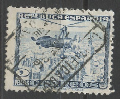 Espagne - Spain - Spanien Poste Aérienne 1935 Y&T N°PA95 - Michel N°F641 (o) - 2p Autogyre De J De La Cierva - Usados