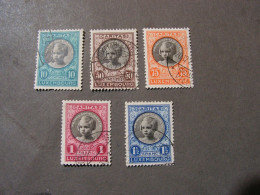 Luxemburg 1927  ,  Linderhilfe   192 - 196  €  34,00 - Used Stamps