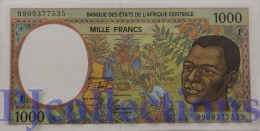 CENTRAL AFRICAN STATES 1000 FRANCS 1999 PICK 302Ff AUNC - Other - Africa