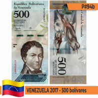 K0005# Venezuela 2017. 500 Bolívares (UNC) P#94b - Venezuela