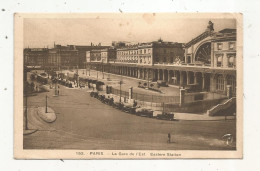 Cp, Chemin De Fer ,LA GARE DE L'EST,  75,  PARIS, Voyagée 1936 , Eastern Station - Stazioni Senza Treni