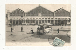 Cp, Chemin De Fer ,LA GARE, 45, ORLEANS, Tramway ,  Voyagée 1907 - Stazioni Senza Treni