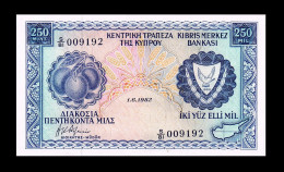 # # # Banknote Zypern (Cyprus) 250 Mils 1982 # # # - Chypre