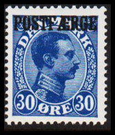 1922. Parcel Post (POSTFÆRGE). Chr. X. 30 Øre Blue. (Michel PF7) - JF531171 - Paketmarken