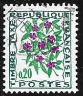 TAXE  -  TIMBRE N° 98    -   FLEURS DES CHAMPS  -    OBLITERE  -  1971 - 1960-.... Gebraucht