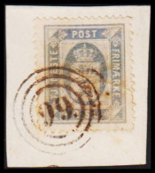 1871. Official. 2 Skilling. TJENESTE FRIMÆRKE On Small Piece Cancelled 99. FREDENSBORG. Beaut... (Michel D1A) - JF531181 - Dienstmarken