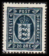 1920. Official. 20 Øre. Perf. 14x14½. (Michel D19) - JF531199 - Dienstmarken