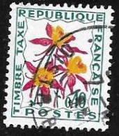 TAXE  -  TIMBRE N° 100   -   FLEURS DES CHAMPS  -    OBLITERE  -  1965 - 1960-.... Usati