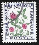 TAXE  -  TIMBRE N° 101   -   FLEURS DES CHAMPS  -    OBLITERE  -  1965 - 1960-.... Usati