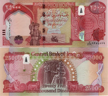 IRAQ       25,000 Dinars      P-102[e]       2020 / AH1442       UNC  [ 25000 ] - Iraq