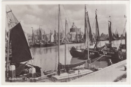 Enkhuizen, De Haven - (Noord-Holland, Nederland) - 1954 - Vissersschepen LE12, LE9, HA9 - Enkhuizen