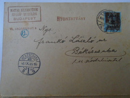 D194127  HUNGARY - National Association Of Hungarian Stamp Collectors - Mailed Circular 1945 - Inflation Stamps -Frankó - Storia Postale