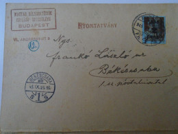 D194127  HUNGARY - National Association Of Hungarian Stamp Collectors - Mailed Circular 1945 - Inflation Stamps -Frankó - Lettres & Documents