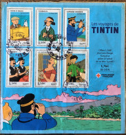 Croix Rouge : BF109 Oblitéré (beaux Cachets Ronds à Date 2007) Tintin (4051 à 4056) - Oblitérés