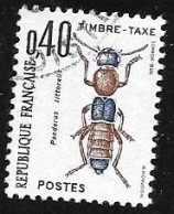 TAXE  -  TIMBRE N° 110     -   INSECTES  -     OBLITERE  -  1983 - 1960-.... Usados