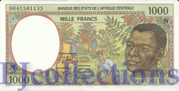 CENTRAL AFRICAN STATES 1000 FRANCS 2000 PICK 502Ng AU/UNC - Other - Africa