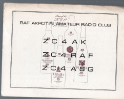 Cyprus / Chypre   Carte  QSL  De Radio-amateur 1979   (PPP41561) - Chypre