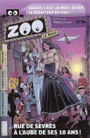 BD - Autocollant - Zoo Le Mag ( Couverture Du N° 90 : Janvier 2023, Ill. : 10 Ans De Rue De Sèvres) - Autocollants