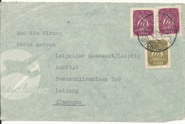 Portugal Air Mail Cover Sent To Germany DDR 13-10-1956 - Covers & Documents