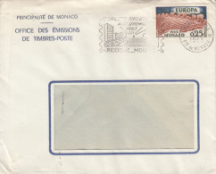 Env.  Affr. MONACO 571   Obl. MONTE-CARLO Du 9.9.1963 ( JOURNEES PHILATHELIQUES AOUT- SEPTEMBRE 1963) - Cartas & Documentos