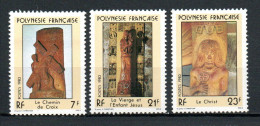 Col34 Polynésie N° 195 à 197 Neuf XX MNH  Cote : 2,20€ - Neufs