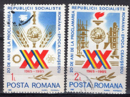 S1408 - ROMANIA ROUMANIE Yv N°3597/98 - Gebraucht