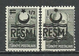 Turkey; 1957 Official Stamps - Gebraucht