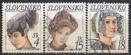 SLOVAKIA 333-335,used,falc Hinged - Oblitérés
