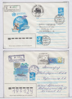 Russia Cover Icebreaker Sedov 2 Covers  Ca Archangelsk 1987 (RR178A) - Events & Gedenkfeiern