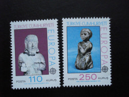 Turquie - Europa 1974 "Sculptures"  Y.T. 2089/2090 - Neuf (trace De Charnière Quasi Invisible) MLH - 1974