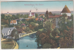 C7092) SCHWERTBERG In OÖ - Fluss Bauernhof Kirche Usw. ALT 1927 - Schwertberg